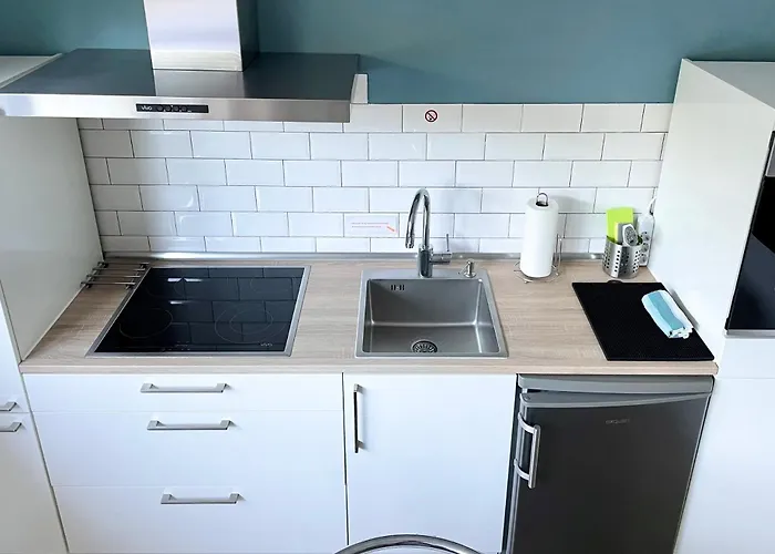 'ein Bett Im Kornfeld', Küche, 30qm, Souterrain Apartamento Welver